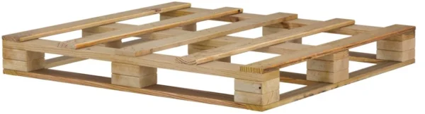 Treaton, 4 Way Wooden Pallets, Easy for Commercial Use, Fully Assembled, Strong Sturdy Structure, 30 Pcs, 48″ x 48″, Wood Finish